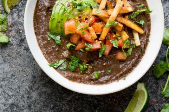 Slow Cooked Black Bean Soup