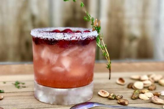 Cranberry-Orange Whisky Sour Cranberry-Orange Whisky Sour