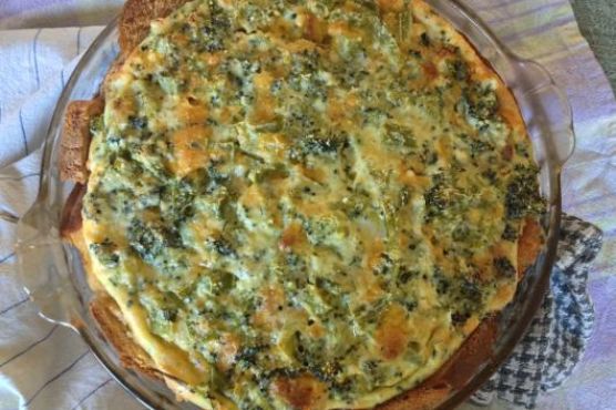 Simple Broccoli Cheddar Quiche Simple Broccoli Cheddar Quiche