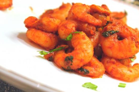 Smoking Hot Prawn Appetizer
