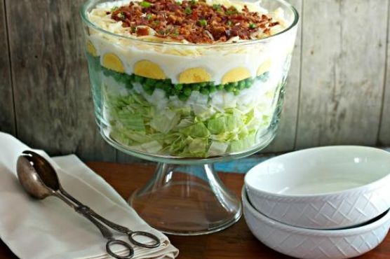 Easy 7 Layer Salad Side Dish Easy 7 Layer Salad Side Dish