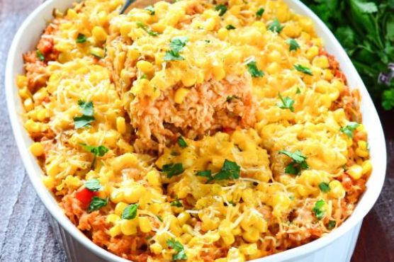 Chicken Enchilada Rice Casserole Chicken Enchilada Rice Casserole