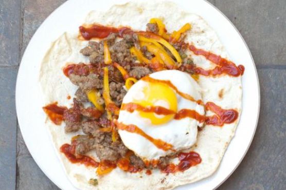 Sausage and Egg Breakfast Burrito Sausage and Egg Breakfast Burrito