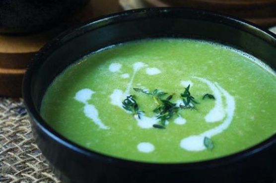 Chilled Green Pea & Onion Soup