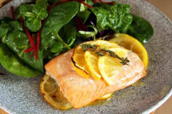 Baked Lemon Salmon