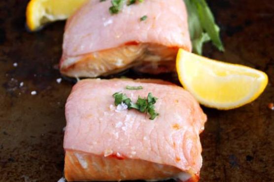 Bacon-Wrapped Salmon Bacon-Wrapped Salmon