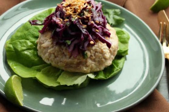 Turkey Burgers with Slaw