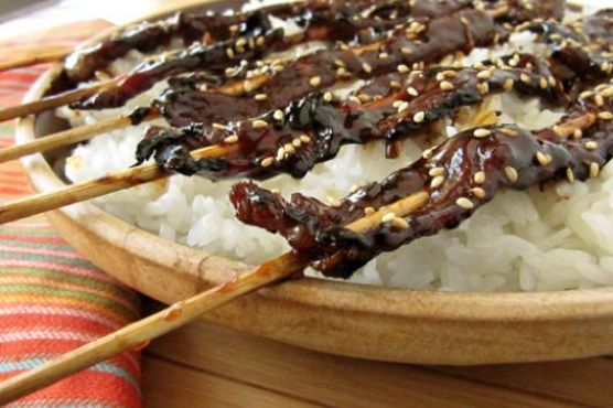Thinly Sliced Beef Yakitori Thinly Sliced Beef Yakitori