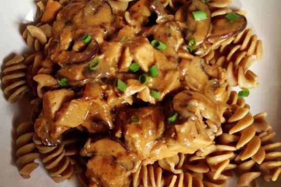 Lightened Up Chicken Stroganoff