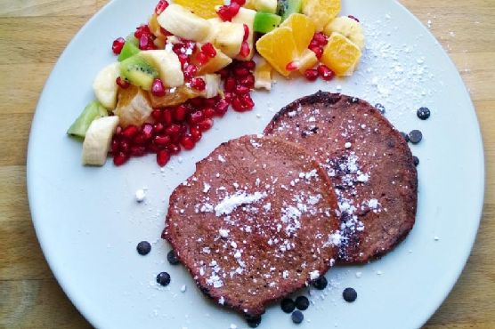 Cocoa Protein Pancakes Cocoa Protein Pancakes