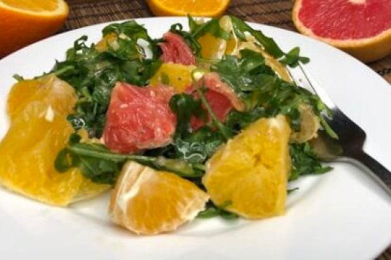 Arugula Citrus Salad with Chia Seed Apple Cider Vinaigrette Arugula Citrus Salad with Chia Seed Apple Cider Vinaigrette