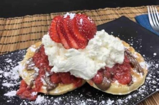 Strawberry Shortcake Waffles Strawberry Shortcake Waffles