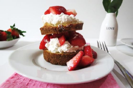 A Classic Strawberry Shortcake A Classic Strawberry Shortcake