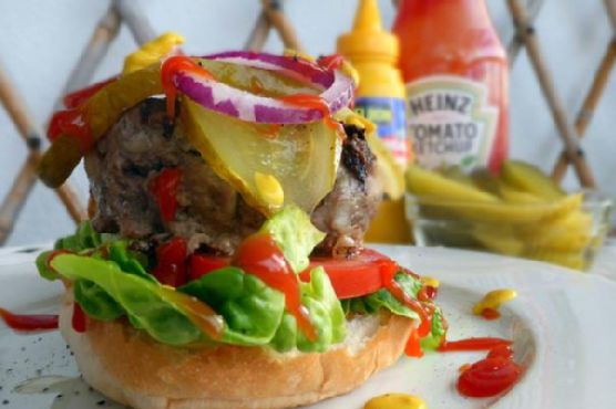 An American Beef Burger An American Beef Burger