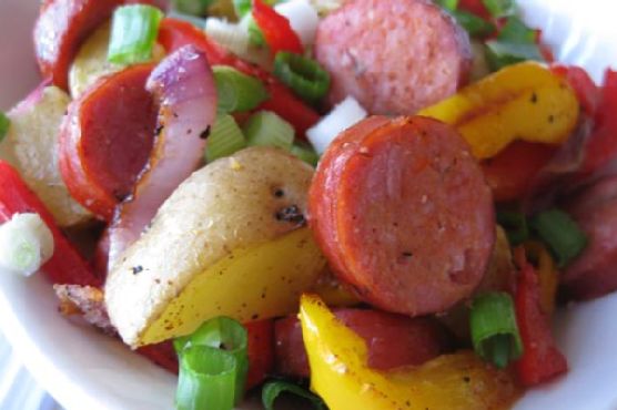 Andouille Sausage and Potato Hash