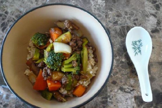 Asian Vegetable Stir Fry With Ground Beef Asian Vegetable Stir Fry With Ground Beef