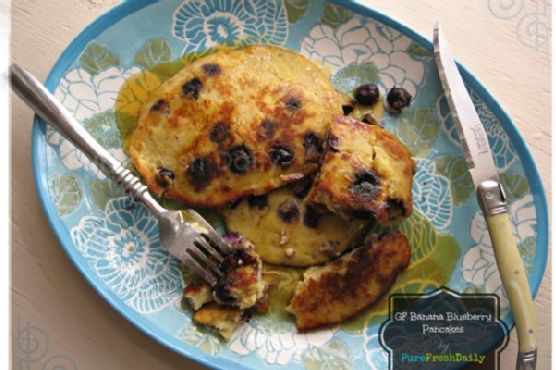 Banana Blueberry Pancakes Banana Blueberry Pancakes