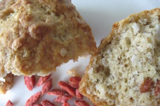 Banana Coconut Loaf With Tibetan Goji Berries
