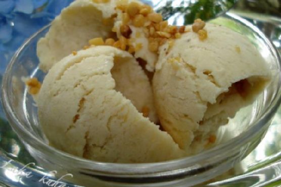 Banana in brown sugar ice cream Banana in brown sugar ice cream