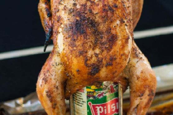 Barbecued Beer Can Chicken Barbecued Beer Can Chicken