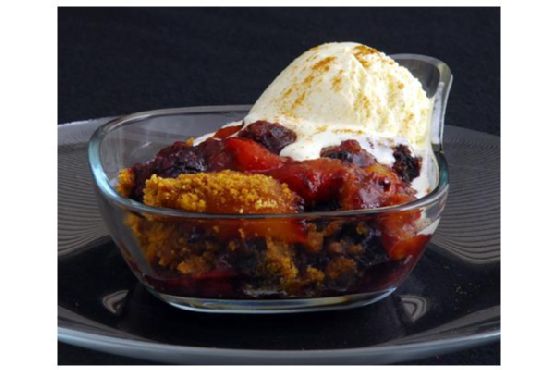Blackberry Peach Betty Blackberry Peach Betty