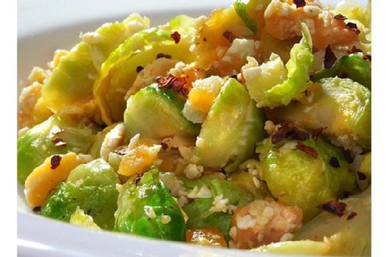 Brussels Sprouts With Salted Eggs Brussels Sprouts With Salted Eggs
