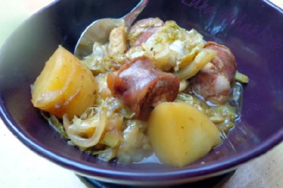 Cabbage and sausages in beer Cabbage and sausages in beer