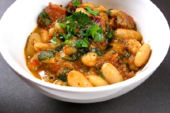 Cannellini Bean and Smoked Turkey Stew