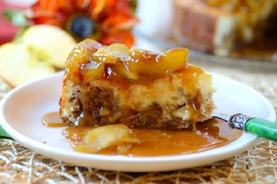 Caramel Apple-Brownie Cheesecake Caramel Apple-Brownie Cheesecake