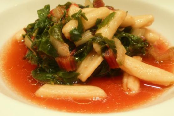 Cavatelli With Red and Green Chard Cavatelli With Red and Green Chard