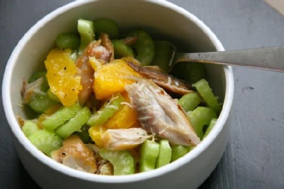 Celery, Orange and Smoked Mackerel Salad