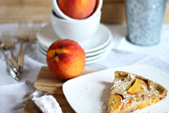 Chai Peach Clafoutis Chai Peach Clafoutis