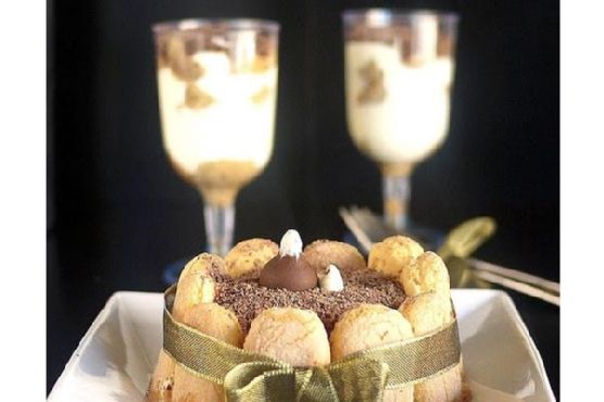 Charlotte Tiramisu Cake With A Hint Of Baileys - Heaven In Mouth