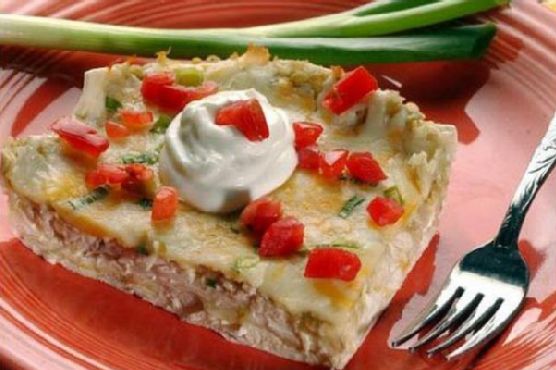 Chicken Verde Enchilada Casserole Chicken Verde Enchilada Casserole