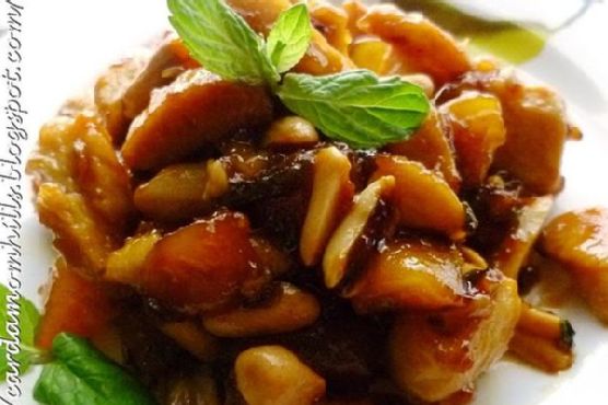 Citrus Chicken With Apricot, Peanuts & Mint Citrus Chicken With Apricot, Peanuts & Mint