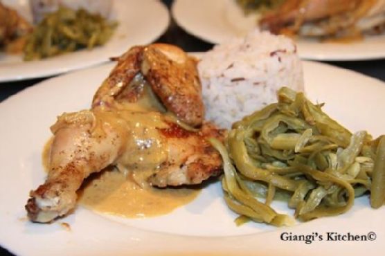 Cornish Game Hen with Whisky and Cream Pan Sauce Cornish Game Hen with Whisky and Cream Pan Sauce