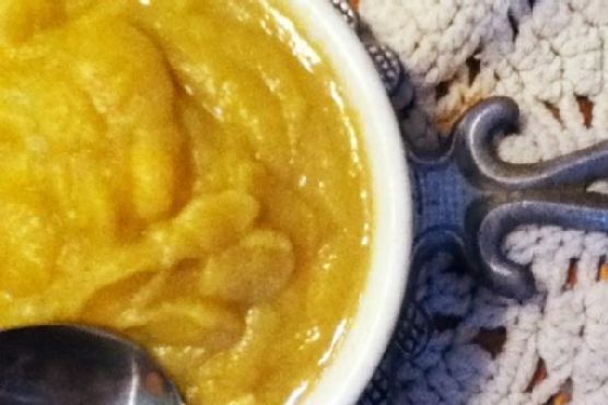 Curried Butternut Squash and Apple Soup