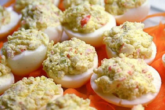 Deviled Eggs With Crab Deviled Eggs With Crab