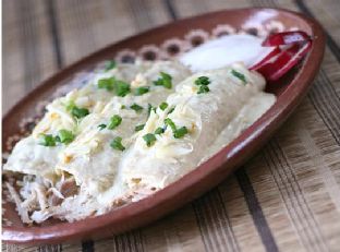 Enchiladas Verdes (Green Enchiladas)