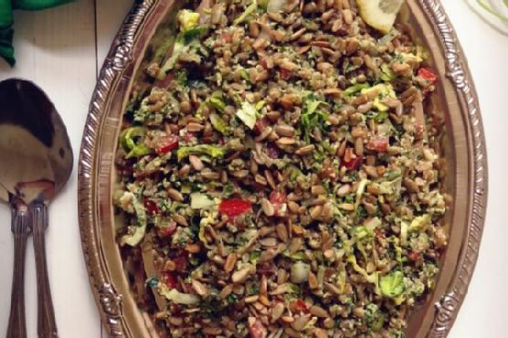Farro salad with parsley pesto Farro salad with parsley pesto