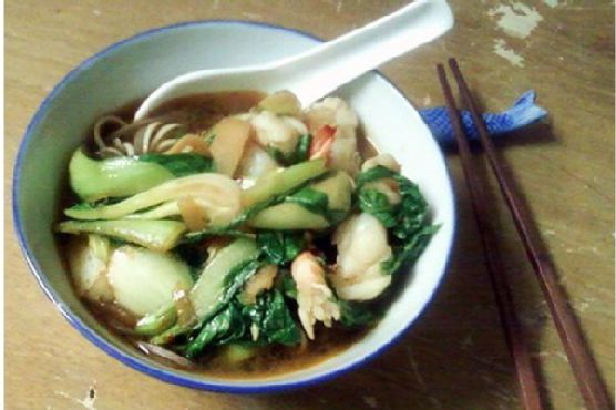 Fragrance Is In The Air: Asian Noodle Shrimp Soup Fragrance Is In The Air: Asian Noodle Shrimp Soup