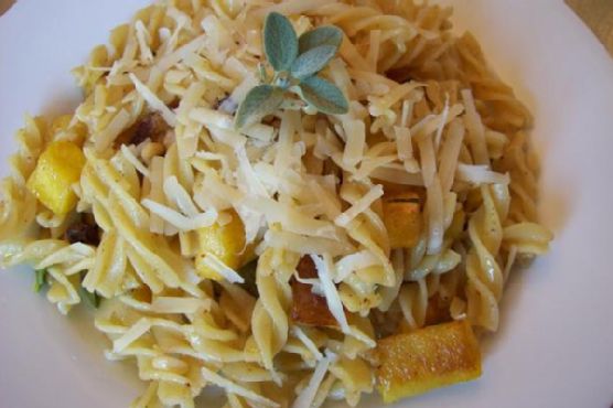 Fusilli With Roasted Delicata Squash & Fresh Sage Brown Butter Fusilli With Roasted Delicata Squash & Fresh Sage Brown Butter