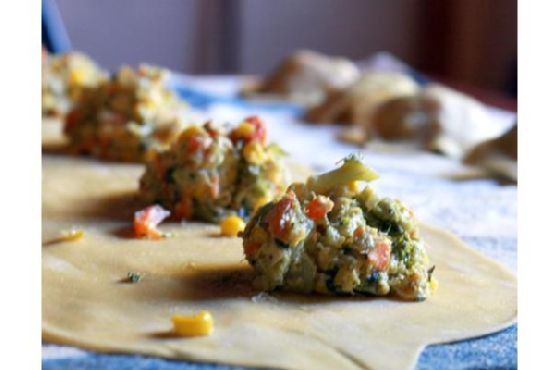 Garden Vegetable Ravioli With Tomato Brodo Garden Vegetable Ravioli With Tomato Brodo