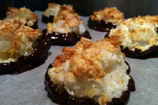 Gluten Free Dairy Free Chocolate Dipped Coconut Macaroons Gluten Free Dairy Free Chocolate Dipped Coconut Macaroons
