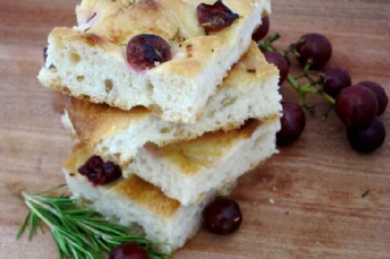 Grape and Rosemary Focaccia