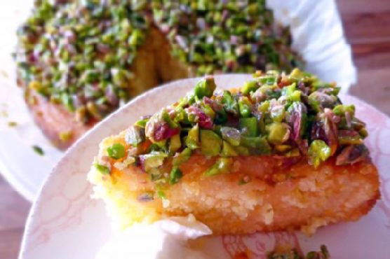 Greek Style Honey and Pistachio Cake Greek Style Honey and Pistachio Cake