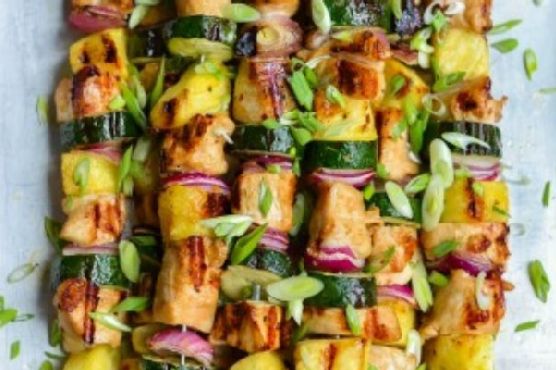 Grilled Chicken Skewers with Asian Flavors Grilled Chicken Skewers with Asian Flavors