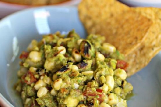Grilled Guacamole with Pistachios Grilled Guacamole with Pistachios