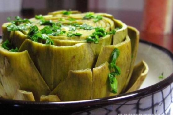 Italian Steamed Artichokes Italian Steamed Artichokes