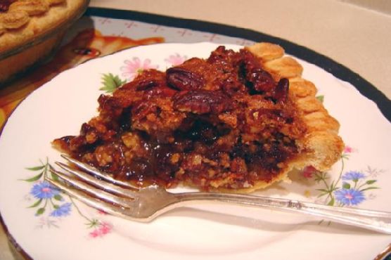 Janet's St. Regis Pecan Pie with Honey Glazed Pecans